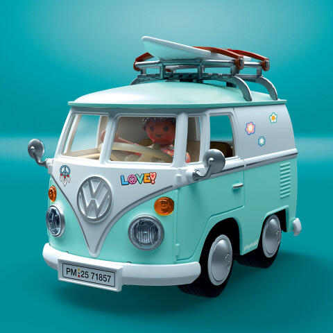 Camioneta T1 Camper Volkswagen Playmobil 31 Piezas U