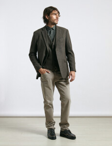 110107 SACO HARRINGTON SELECT Chocolate