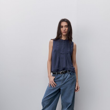 BLUSA NUPA Azul Marino