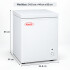 Freezer Horizontal Kassel 100l Case A Ks-fz100f FREEZER KASSEL 100L KS-FZ100F