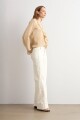 Jean wide leg Flora crudo
