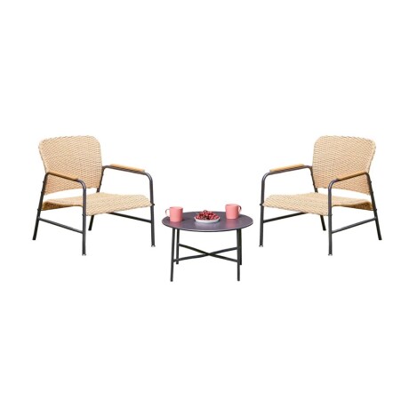 SET DE TERRAZA RATTAN-SINTETICO-Y-ACERO NATURAL-BEIGE ARENAS