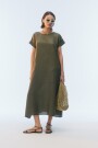VESTIDO NATSUKI LARGO Verde Militar