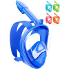 Máscara de snorkel infantil Azul