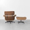 BUTACA CUERO - CHARLES EAMES - C/APOYA PIES - CUERO COLOR CASTAÑO BUTACA CUERO - CHARLES EAMES - C/APOYA PIES - CUERO COLOR CASTAÑO
