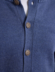 470301 CARDIGAN HARRY Azul Piedra Melange