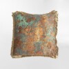 ALMOHADON ANTIQUE FRINGE Bronce - -