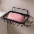 Set x5 Estante Organizador Baño Accesorios Con Adhesivos IMBACK Color Negro Set x5 Estante Organizador Baño Accesorios Con Adhesivos IMBACK Color Negro