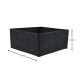 Organizador fieltro plegable 28x28x13cm GRIS