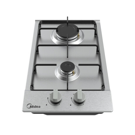 Anafe a gas Inox 2 hornallas Midea MG30SB005MN2B Anafe a gas Inox 2 hornallas Midea MG30SB005MN2B