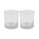 Set X2 Vaso 330ml 9x7,5cm TRANSPARENTE