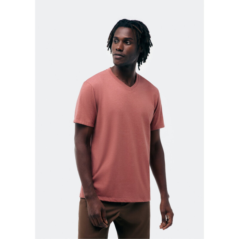 CAMISETA MM MASC MARROM MESCLA