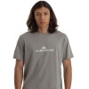 Remera Quiksilver Logo Gris