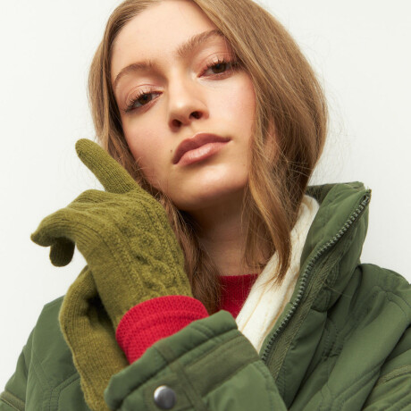 GUANTES MOIRANA Verde Hierba