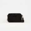 Bandolera New Penny en efecto gamuza Negro