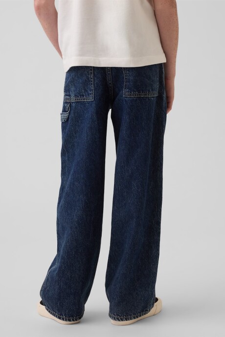 Jean Baggy Carpenter Bebé Dark Wash