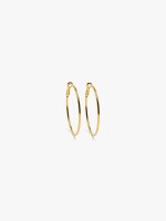 Aros Finos - Acero Inoxidable dorado