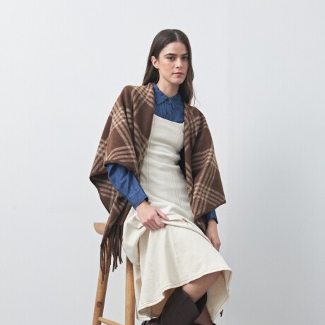 PONCHO HORIATIKI Chocolate