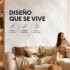 Pack x5 Placa PVC Símil Mármol 2,44x1,22m 3mm Resistente Gris Veteado