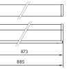 ARTEFACTO LINEAL "BATTEN" LED 9.6W 4000K L900MM ARTEFACTO LINEAL "BATTEN" LED 9.6W 4000K L900MM