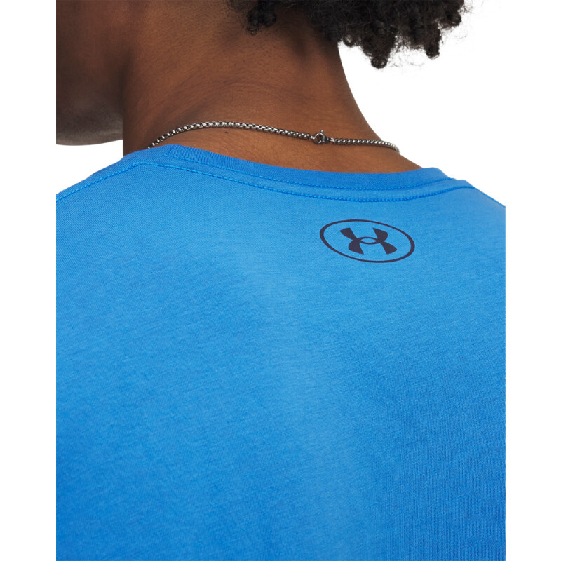 UA TEAM ISSUE WORDMARK SS-BLU BLU-402