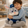 Manta De Apego Peluche C/Frazada 1.60m X 1.00m Inf. Conejo
