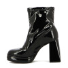 Bota Beira Rio Mujer Taco 11cm Plataforma 3cm Negro