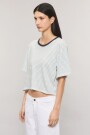 REMERA ST TROPEZ STRIPES KSK Celeste