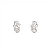 Caravanas Mano de Fátima-Plata 925 -Nacar-CA3485 conpiedra