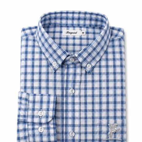 Camisa Caballero Cuadrille CELESTE