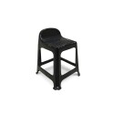 Banqueta Con Respaldo Negra Arqplast Banqueta Con Respaldo Negra Arqplast