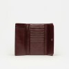Billetera P&P en efecto cuero Bordeaux