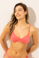 NEW 1 TOP CURVY SUN KISS CORAL - POLYESTER