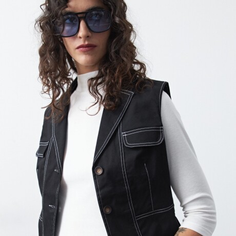 CHALECO BERTA Negro