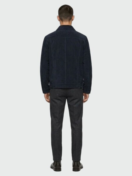 BOSS - Chaqueta Nappalan Azul Oscuro
