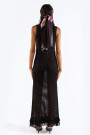 FRINGES DRESS Black