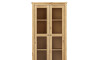 Cristalero 2 Puertas 1 Cajón Material Natural - Mari Miel