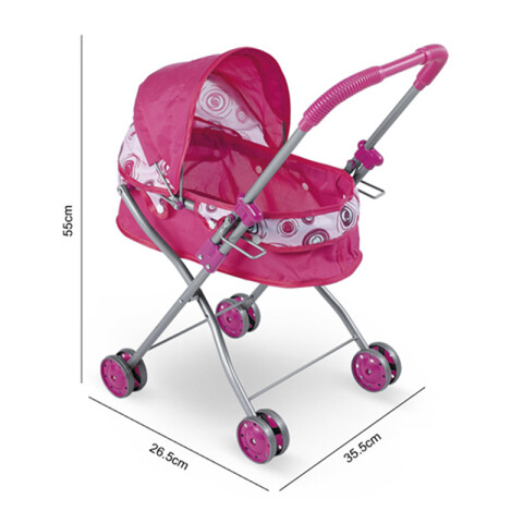 Cochecito para Bebote de Juguete con 4 Ruedas Plegable U