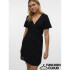 VMMYMILO S/S SHORT WRAP DRESS WVN GA BLACK