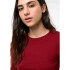 BLUSA ML FEM VERMELHO ESCURO
