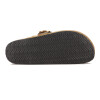 Country Zueco Cuero Dama Una Tira C/ Hebilla - Camel Camel
