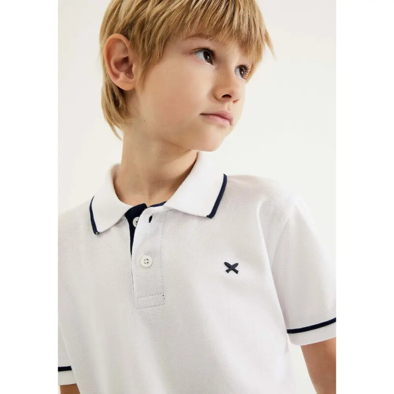 CAMISA POLO MM MASC OFF WHITE