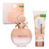 Set Perfume Benetton Colors Rose EDT 80ml + Body Lotion Para Mujer Aroma Floral Set Perfume Benetton Colors Rose EDT 80ml + Body Lotion Para Mujer Aroma Floral