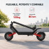 Monopatín Proove Dual Sport Led Autonomía 80km 48v MONOPATIN PROOVE DUAL SPORT-SE BLACK/RED