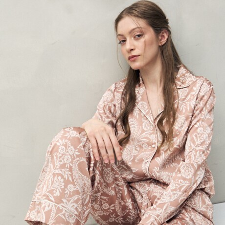 PANTALÓN LAVANDA PRINTED Tostado