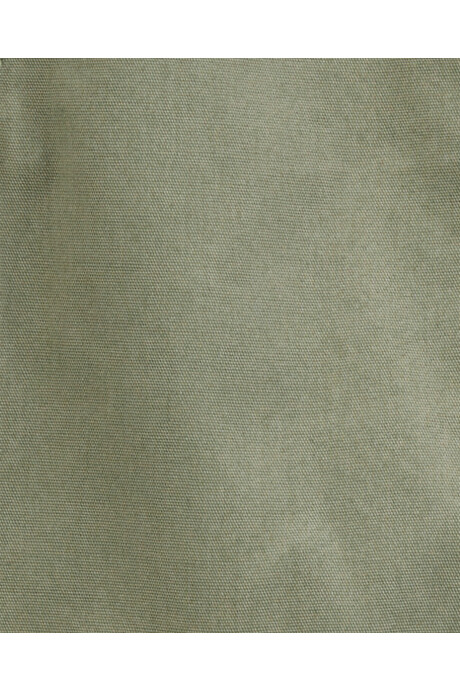 Enterito corto de algodón, verde Sin color