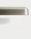 Aplique de pared Nelaia con acabado gris Aplique de pared Nelaia con acabado gris