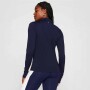 Polo Manga Larga Feather Tech+ Half-Zip Top Mujer Deep Navy