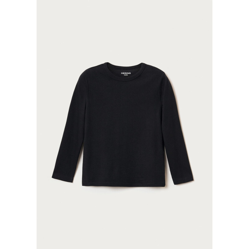 CAMISETA ML MASC PRETO ESCURO