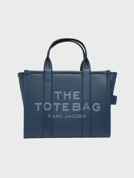MARC JACOBS - THE LEATHER MEDIUM TOTE BAG Azul